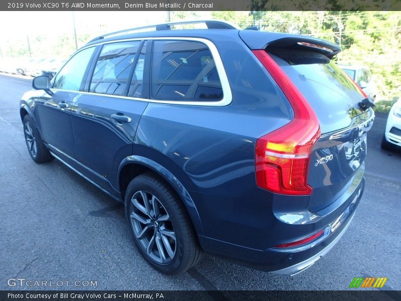 Denim Blue Metallic / Charcoal 2019 Volvo XC90 T6 AWD Momentum