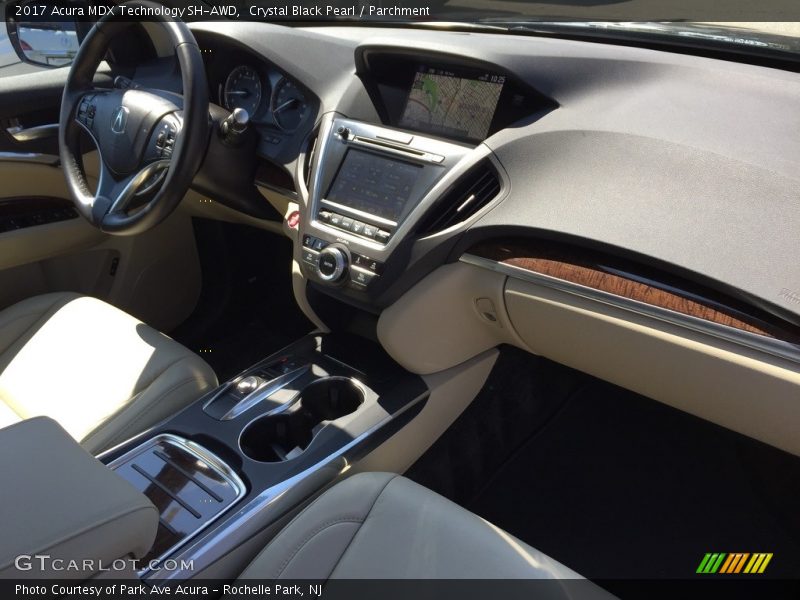 Crystal Black Pearl / Parchment 2017 Acura MDX Technology SH-AWD