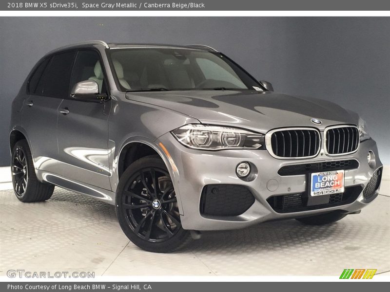 Space Gray Metallic / Canberra Beige/Black 2018 BMW X5 sDrive35i