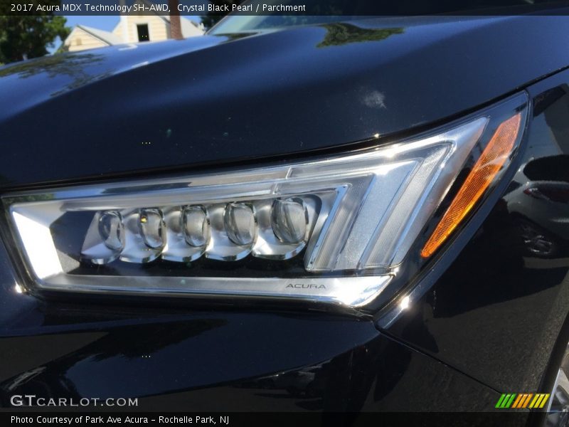 Crystal Black Pearl / Parchment 2017 Acura MDX Technology SH-AWD
