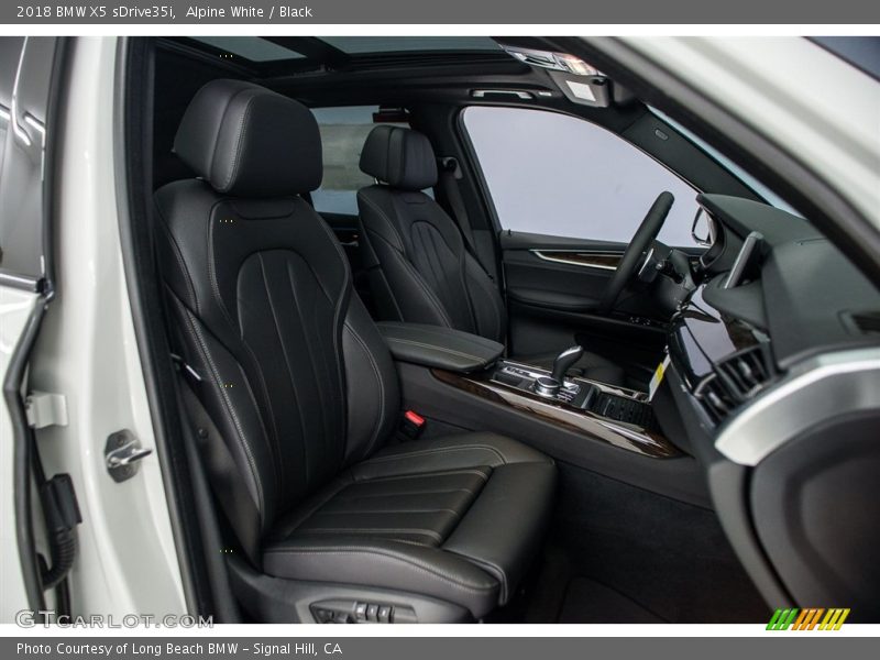 Alpine White / Black 2018 BMW X5 sDrive35i