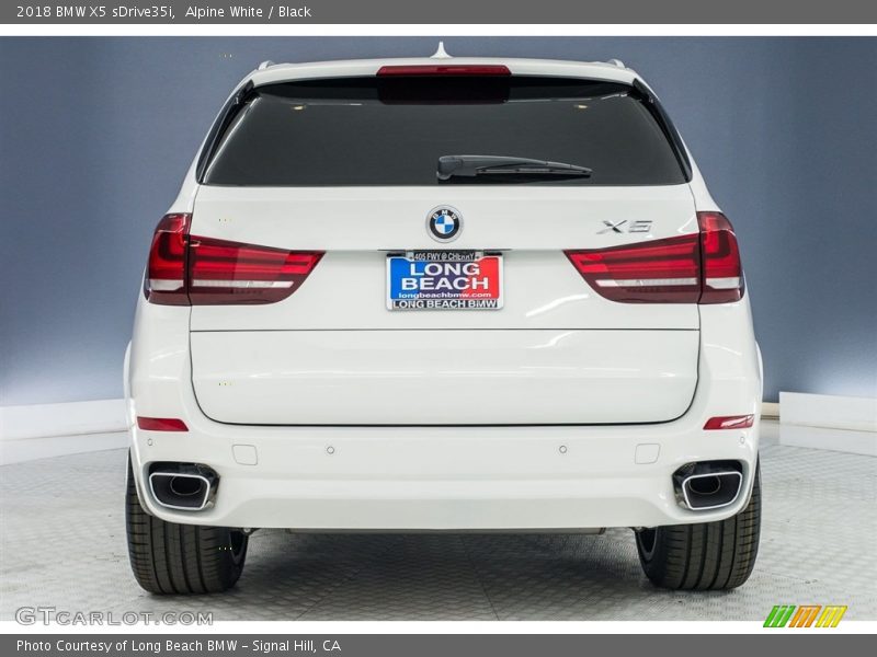 Alpine White / Black 2018 BMW X5 sDrive35i