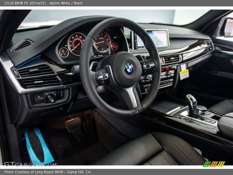 Alpine White / Black 2018 BMW X5 sDrive35i