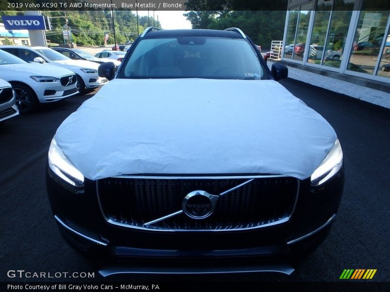 Blue Metallic / Blonde 2019 Volvo XC90 T6 AWD Momentum