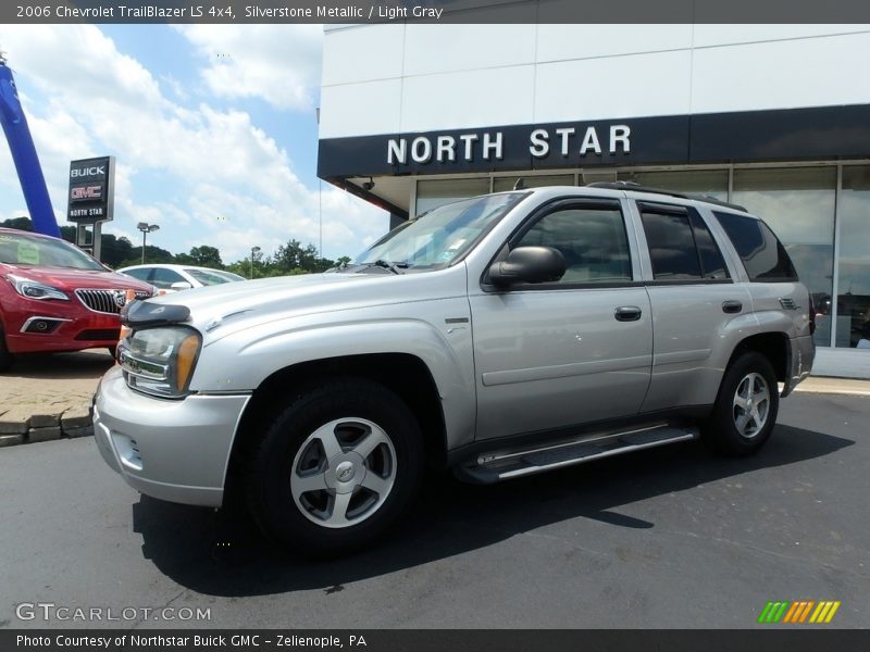 Silverstone Metallic / Light Gray 2006 Chevrolet TrailBlazer LS 4x4