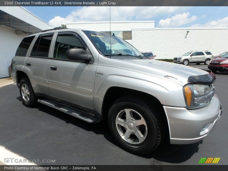 Silverstone Metallic / Light Gray 2006 Chevrolet TrailBlazer LS 4x4