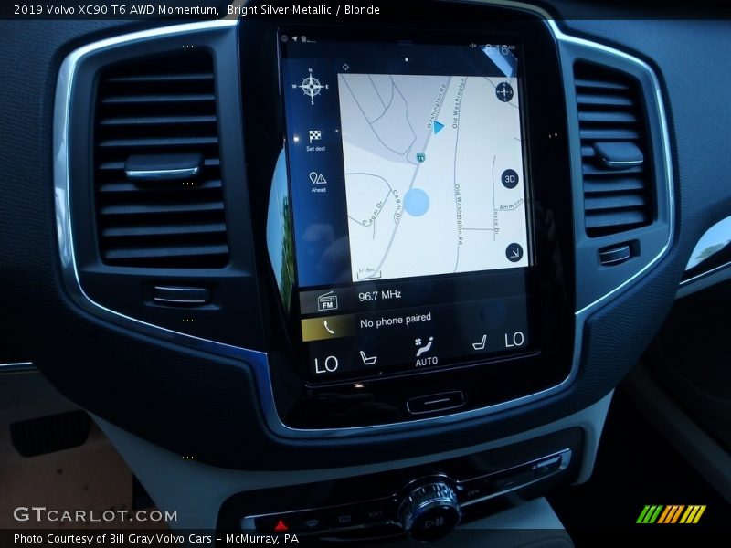 Navigation of 2019 XC90 T6 AWD Momentum