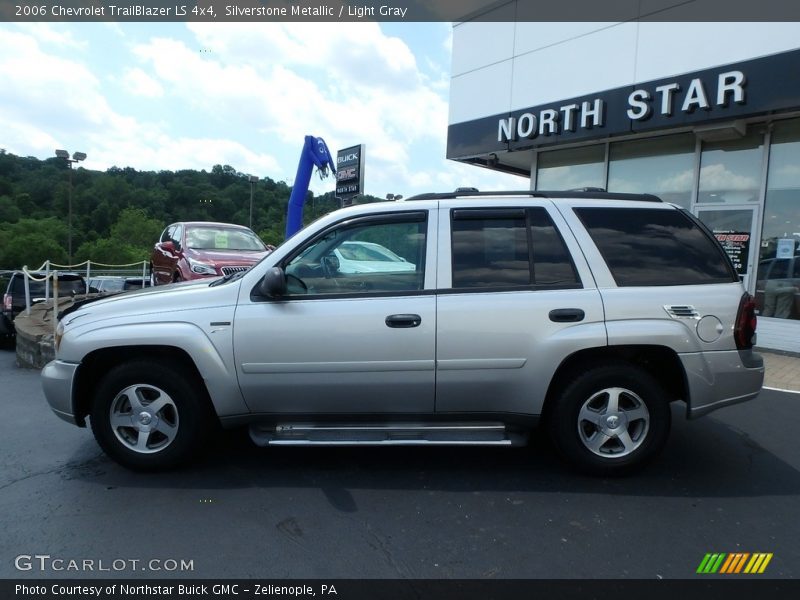 Silverstone Metallic / Light Gray 2006 Chevrolet TrailBlazer LS 4x4