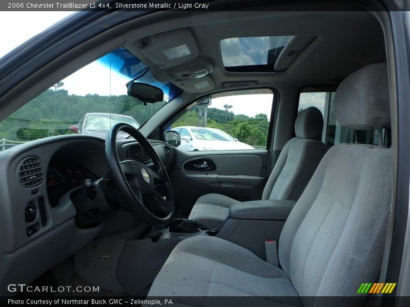Silverstone Metallic / Light Gray 2006 Chevrolet TrailBlazer LS 4x4