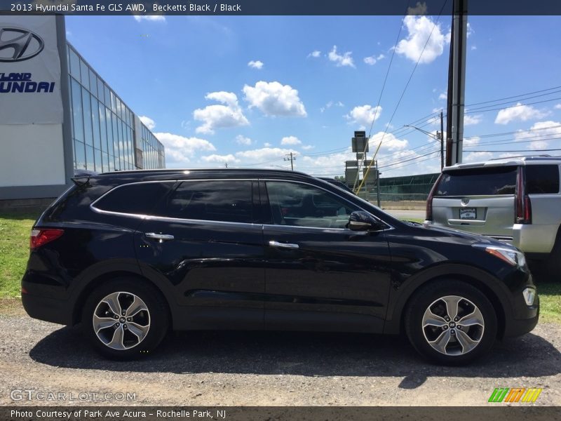 Becketts Black / Black 2013 Hyundai Santa Fe GLS AWD