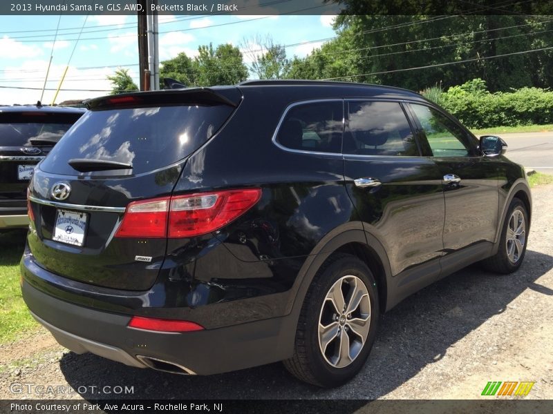 Becketts Black / Black 2013 Hyundai Santa Fe GLS AWD