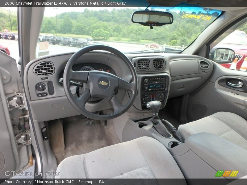 Silverstone Metallic / Light Gray 2006 Chevrolet TrailBlazer LS 4x4