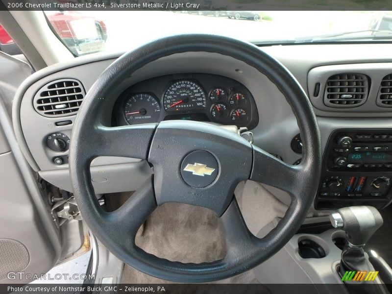 Silverstone Metallic / Light Gray 2006 Chevrolet TrailBlazer LS 4x4