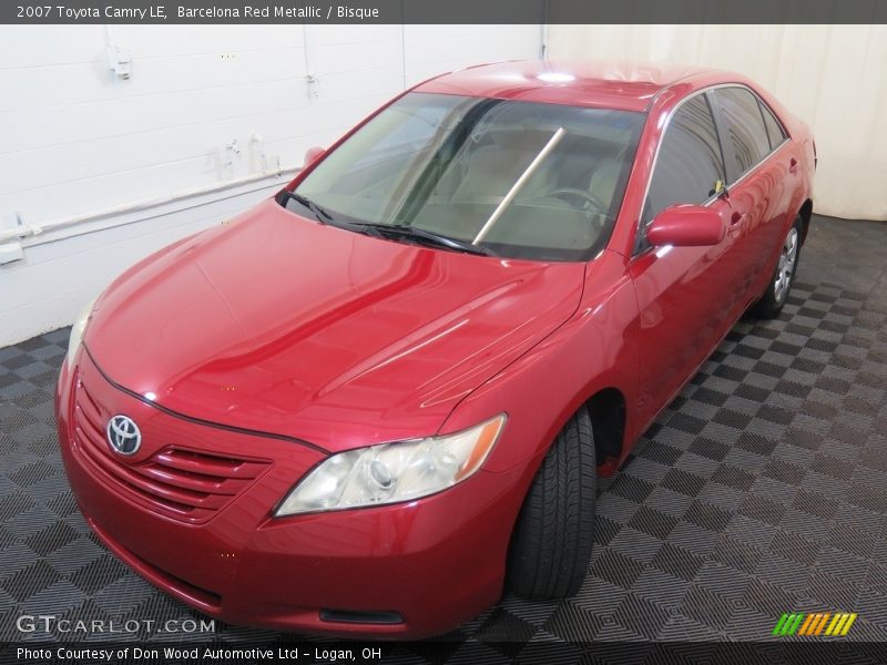 Barcelona Red Metallic / Bisque 2007 Toyota Camry LE
