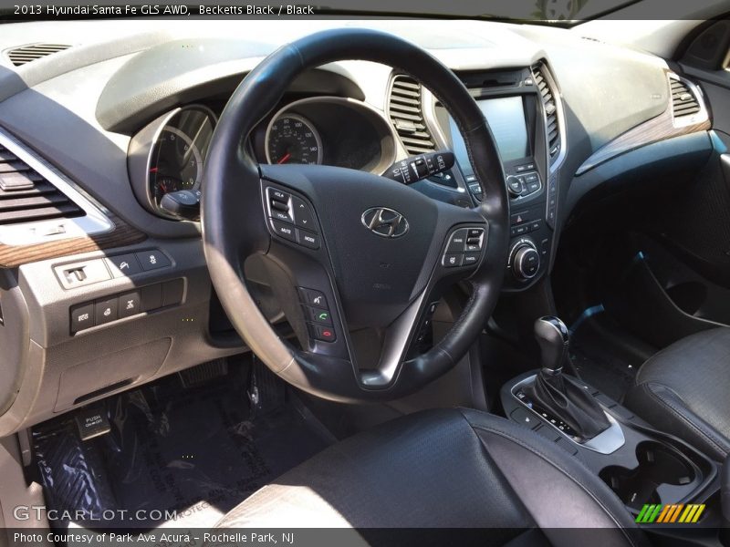 Becketts Black / Black 2013 Hyundai Santa Fe GLS AWD