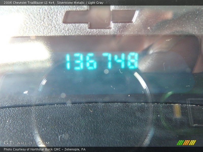 Silverstone Metallic / Light Gray 2006 Chevrolet TrailBlazer LS 4x4