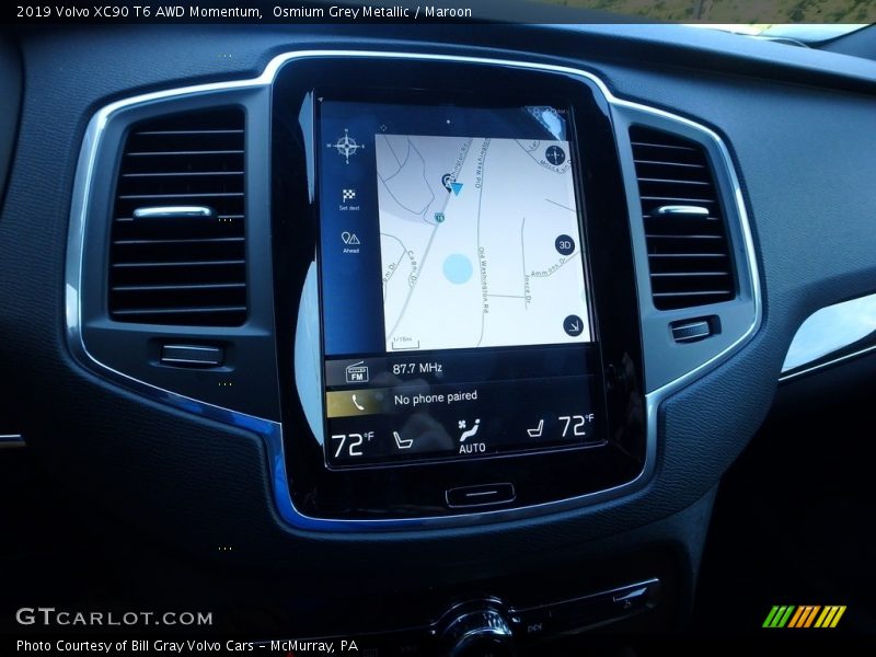 Navigation of 2019 XC90 T6 AWD Momentum