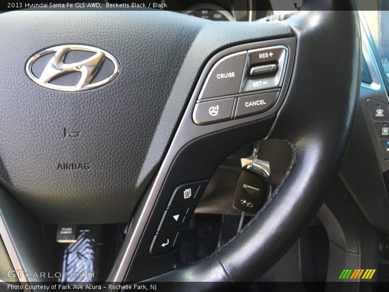 Becketts Black / Black 2013 Hyundai Santa Fe GLS AWD