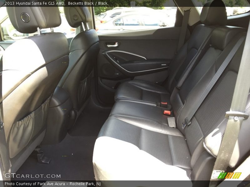 Becketts Black / Black 2013 Hyundai Santa Fe GLS AWD