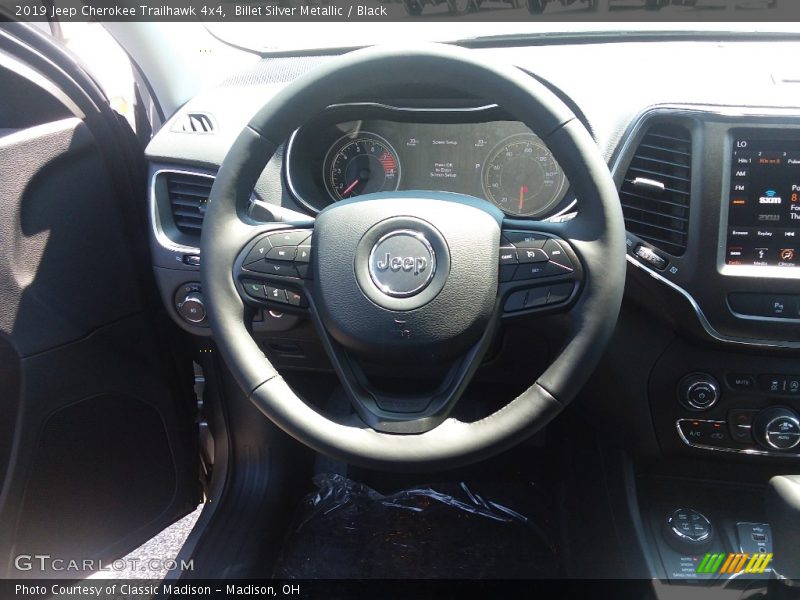 Billet Silver Metallic / Black 2019 Jeep Cherokee Trailhawk 4x4