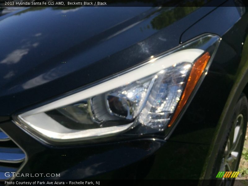 Becketts Black / Black 2013 Hyundai Santa Fe GLS AWD