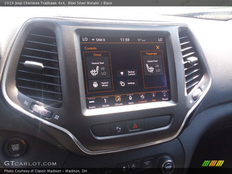 Billet Silver Metallic / Black 2019 Jeep Cherokee Trailhawk 4x4