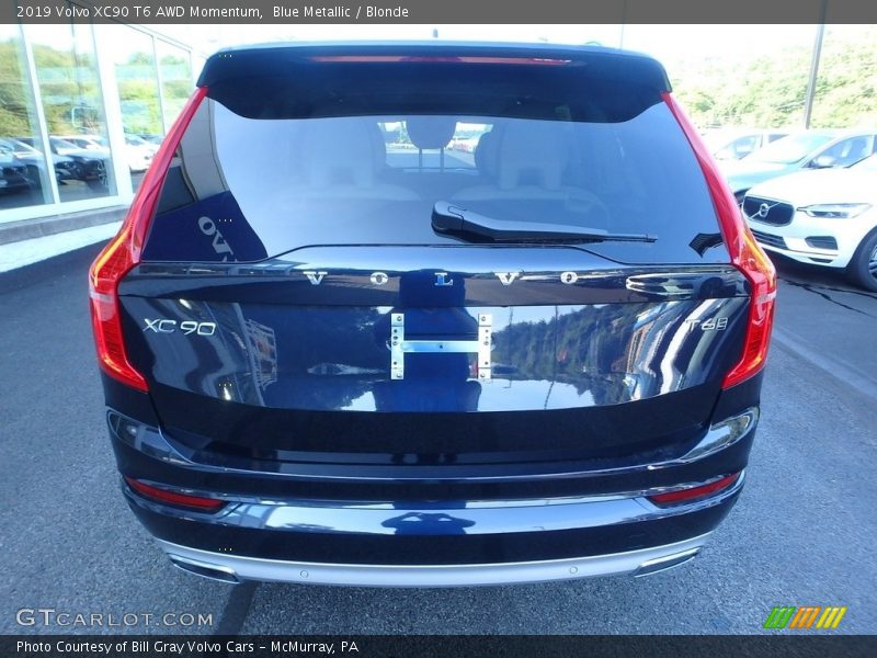Blue Metallic / Blonde 2019 Volvo XC90 T6 AWD Momentum
