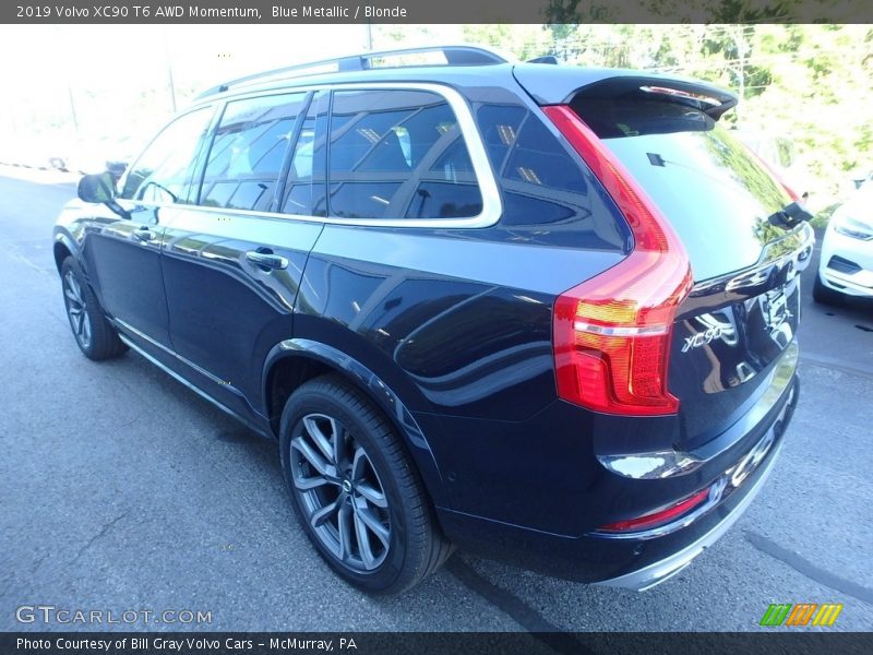 Blue Metallic / Blonde 2019 Volvo XC90 T6 AWD Momentum