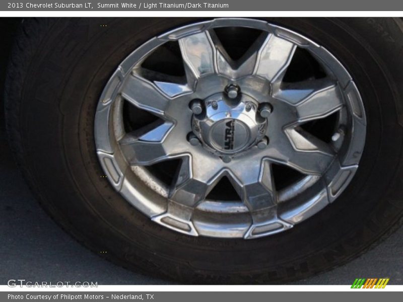 Summit White / Light Titanium/Dark Titanium 2013 Chevrolet Suburban LT