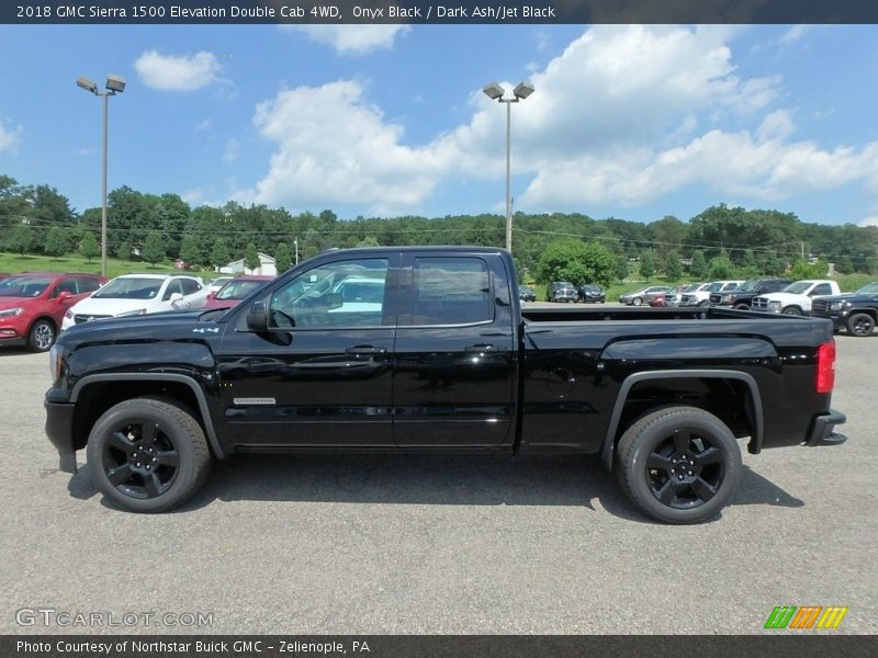 Onyx Black / Dark Ash/Jet Black 2018 GMC Sierra 1500 Elevation Double Cab 4WD