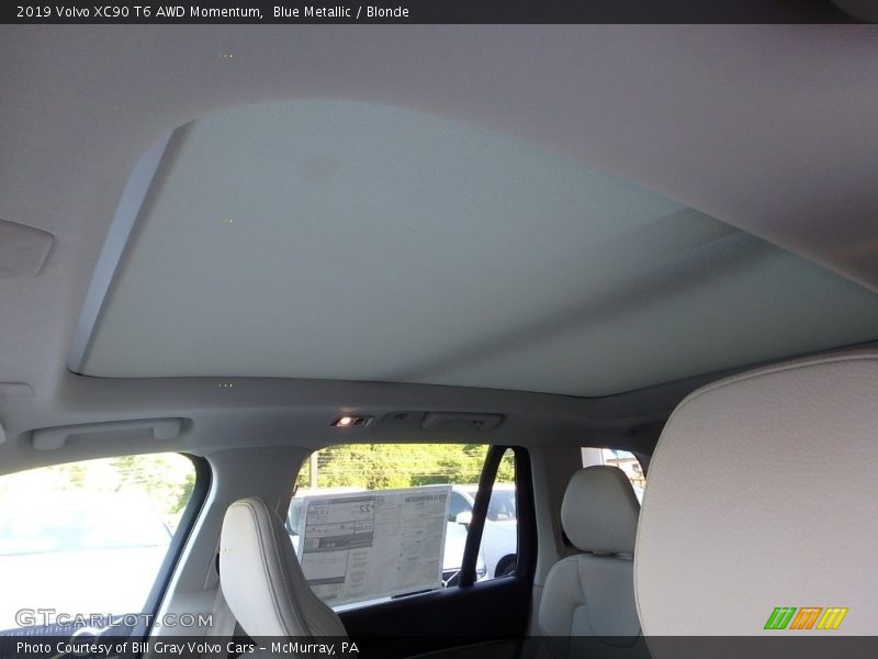Blue Metallic / Blonde 2019 Volvo XC90 T6 AWD Momentum
