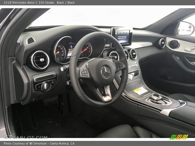 Black / Black 2018 Mercedes-Benz C 300 Sedan