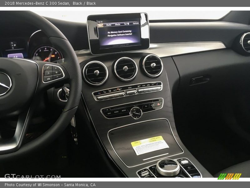 Black / Black 2018 Mercedes-Benz C 300 Sedan