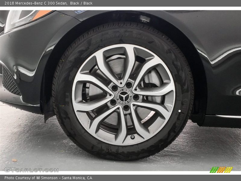 Black / Black 2018 Mercedes-Benz C 300 Sedan