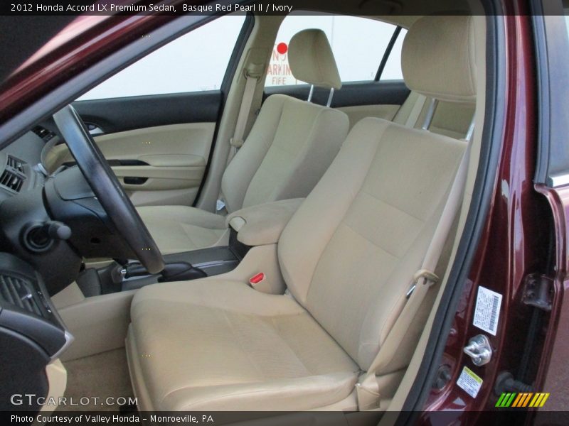 Basque Red Pearl II / Ivory 2012 Honda Accord LX Premium Sedan