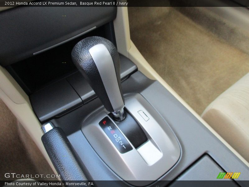 Basque Red Pearl II / Ivory 2012 Honda Accord LX Premium Sedan