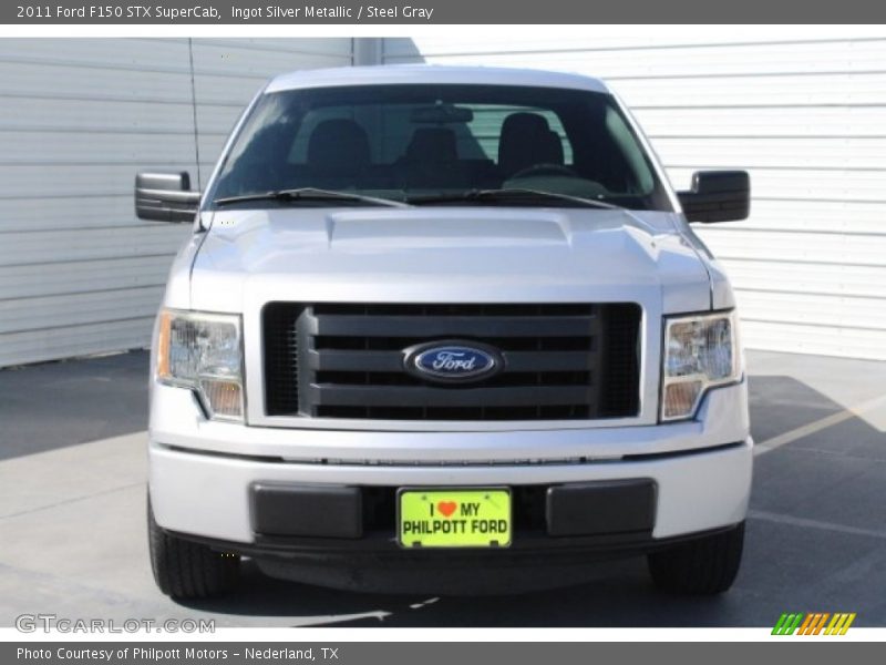 Ingot Silver Metallic / Steel Gray 2011 Ford F150 STX SuperCab