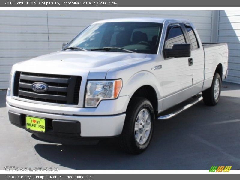 Ingot Silver Metallic / Steel Gray 2011 Ford F150 STX SuperCab
