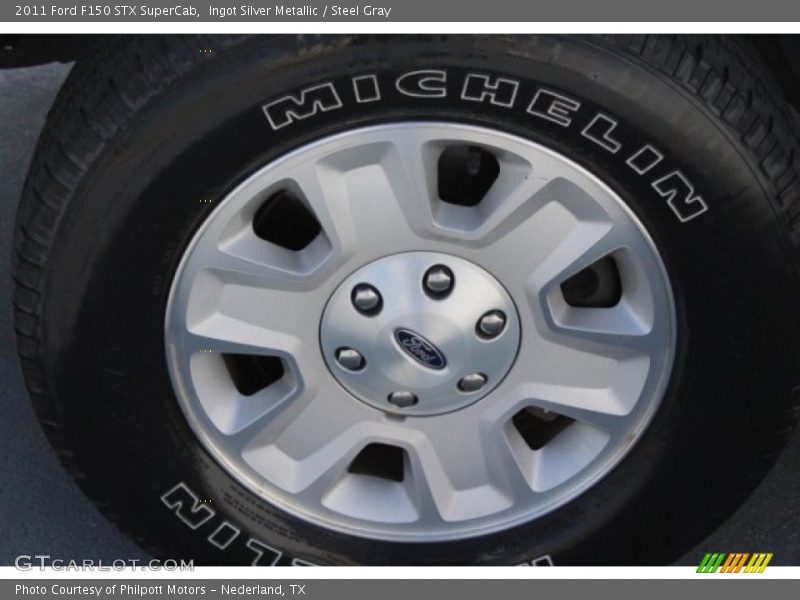 Ingot Silver Metallic / Steel Gray 2011 Ford F150 STX SuperCab