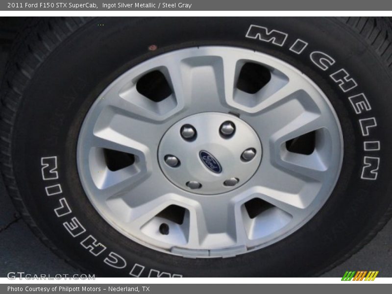 Ingot Silver Metallic / Steel Gray 2011 Ford F150 STX SuperCab