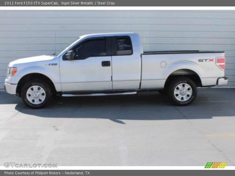 Ingot Silver Metallic / Steel Gray 2011 Ford F150 STX SuperCab