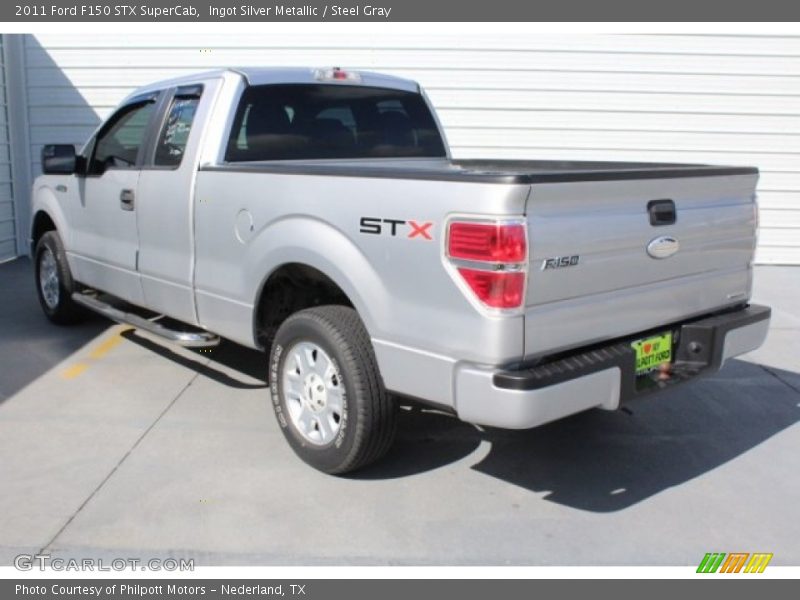 Ingot Silver Metallic / Steel Gray 2011 Ford F150 STX SuperCab
