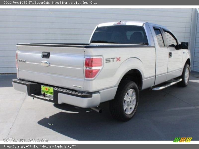 Ingot Silver Metallic / Steel Gray 2011 Ford F150 STX SuperCab