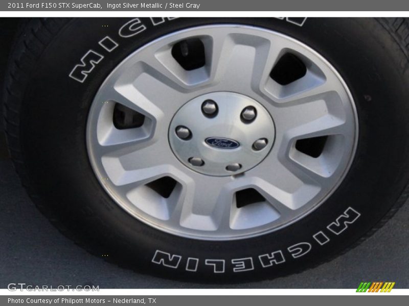 Ingot Silver Metallic / Steel Gray 2011 Ford F150 STX SuperCab