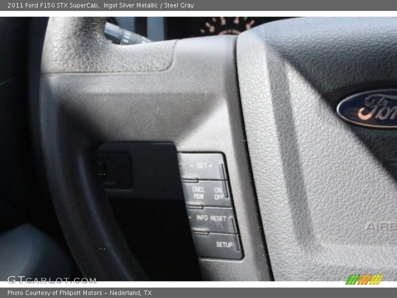 Ingot Silver Metallic / Steel Gray 2011 Ford F150 STX SuperCab