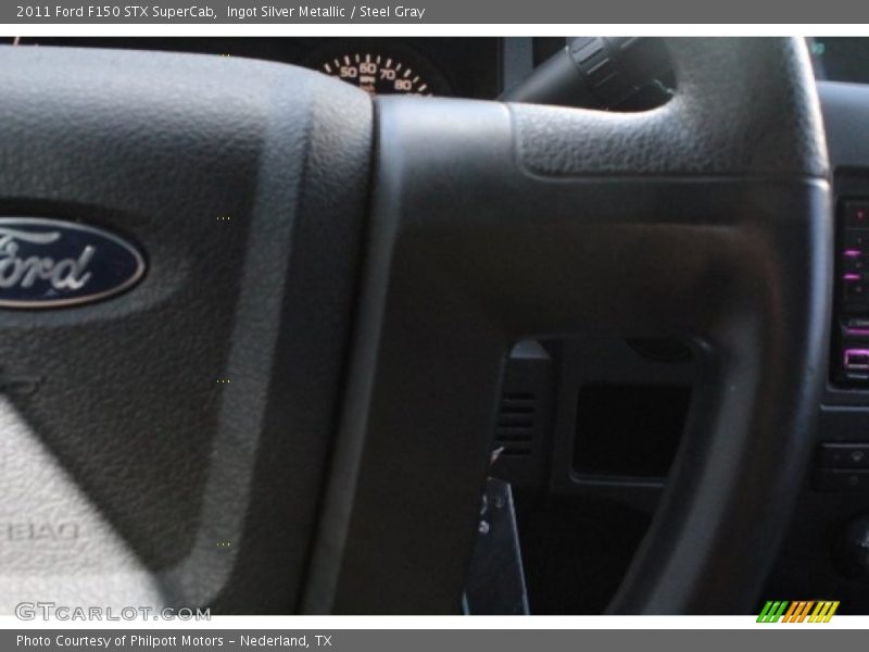 Ingot Silver Metallic / Steel Gray 2011 Ford F150 STX SuperCab