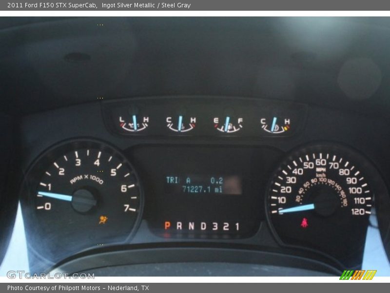 Ingot Silver Metallic / Steel Gray 2011 Ford F150 STX SuperCab