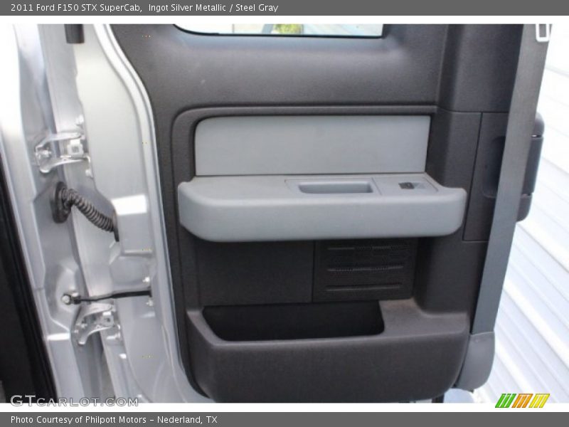 Ingot Silver Metallic / Steel Gray 2011 Ford F150 STX SuperCab