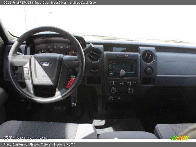 Ingot Silver Metallic / Steel Gray 2011 Ford F150 STX SuperCab