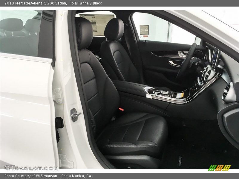 Polar White / Black 2018 Mercedes-Benz C 300 Sedan